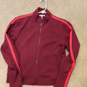 Athleta Maroon Zip-Up Jacket